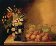 William Buelow Gould Flowrs and Fruit oil painting
